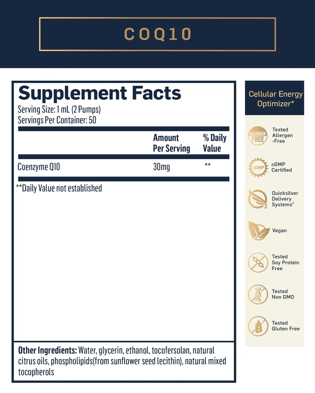 Liposomal CoQ10