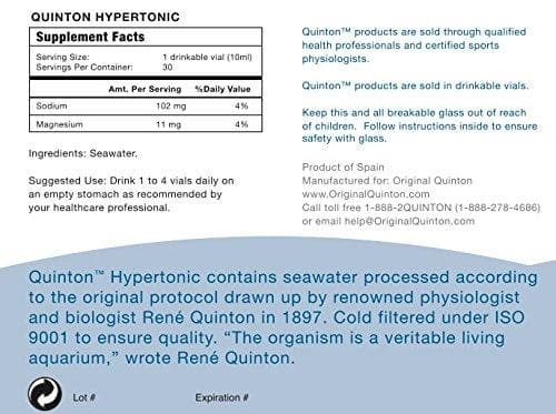 Quinton Hypertonic Sea Water Minerals